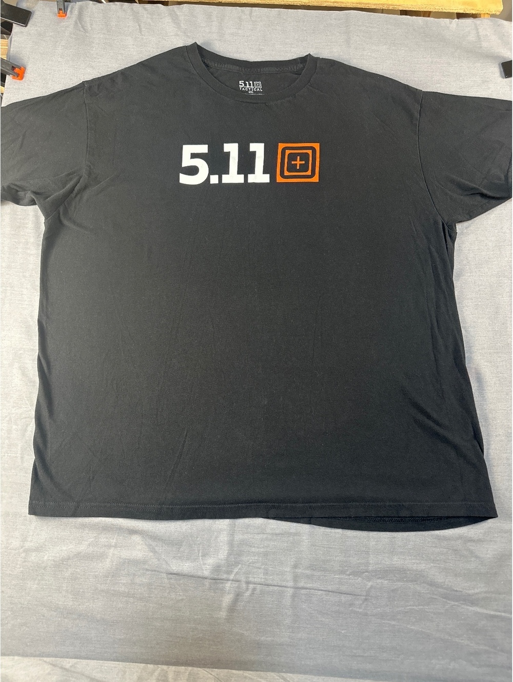 5.11 Tactical Men's Black Cotton T-Shirt Size 2XL